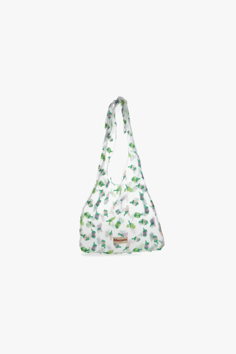 Jacquard Flower shoulder - White